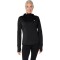 Polera Running Road Winter Ls Hoodie Mujer Performance Black