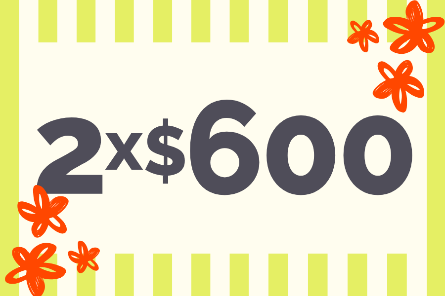 Promo 2X600