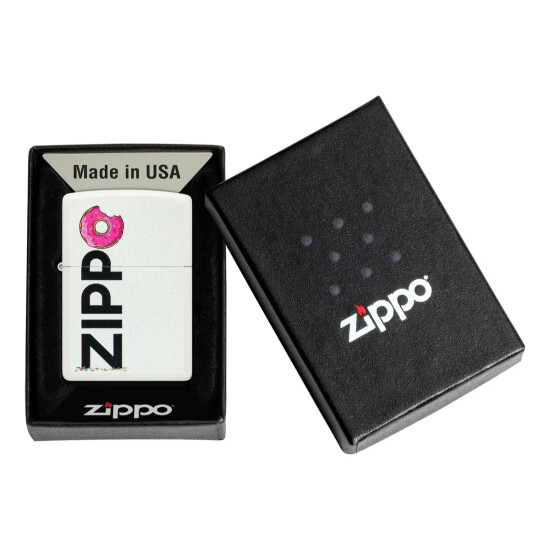 Encendedor ZIPPO 46240 C/Diseño Blanco 0