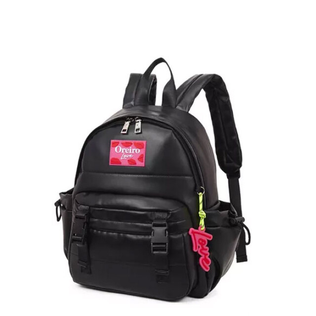 Mochila Las Oreiro Oreiro Love Negro