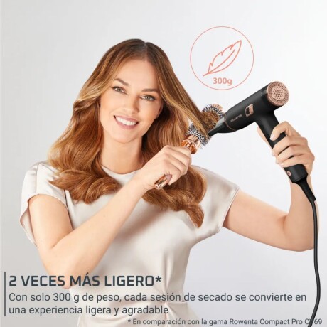 Secador de pelo profesional Rowenta | Compacto | 3 ajustes temperatura y velocidad | Tecnología Ionic Control. Secador de pelo profesional Rowenta | Compacto | 3 ajustes temperatura y velocidad | Tecnología Ionic Control.
