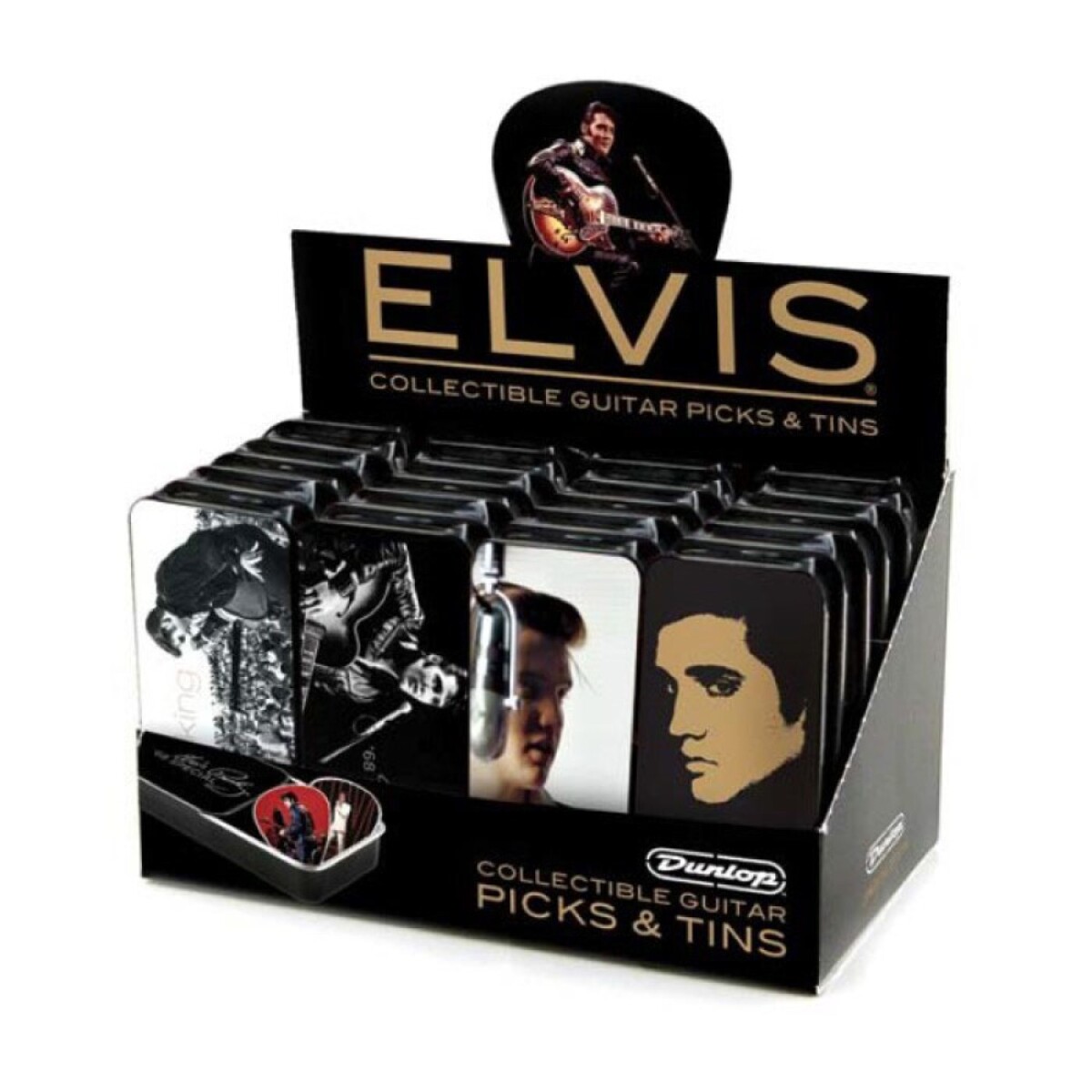 JIM DUNLOP ELVIS x 24 LATAS(6x4); 6 PUAS 