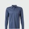 BOSS - Remera Polo de Algodón Interlock con Logotipo Violeta