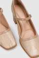 Zapato Roma Crocco Beige
