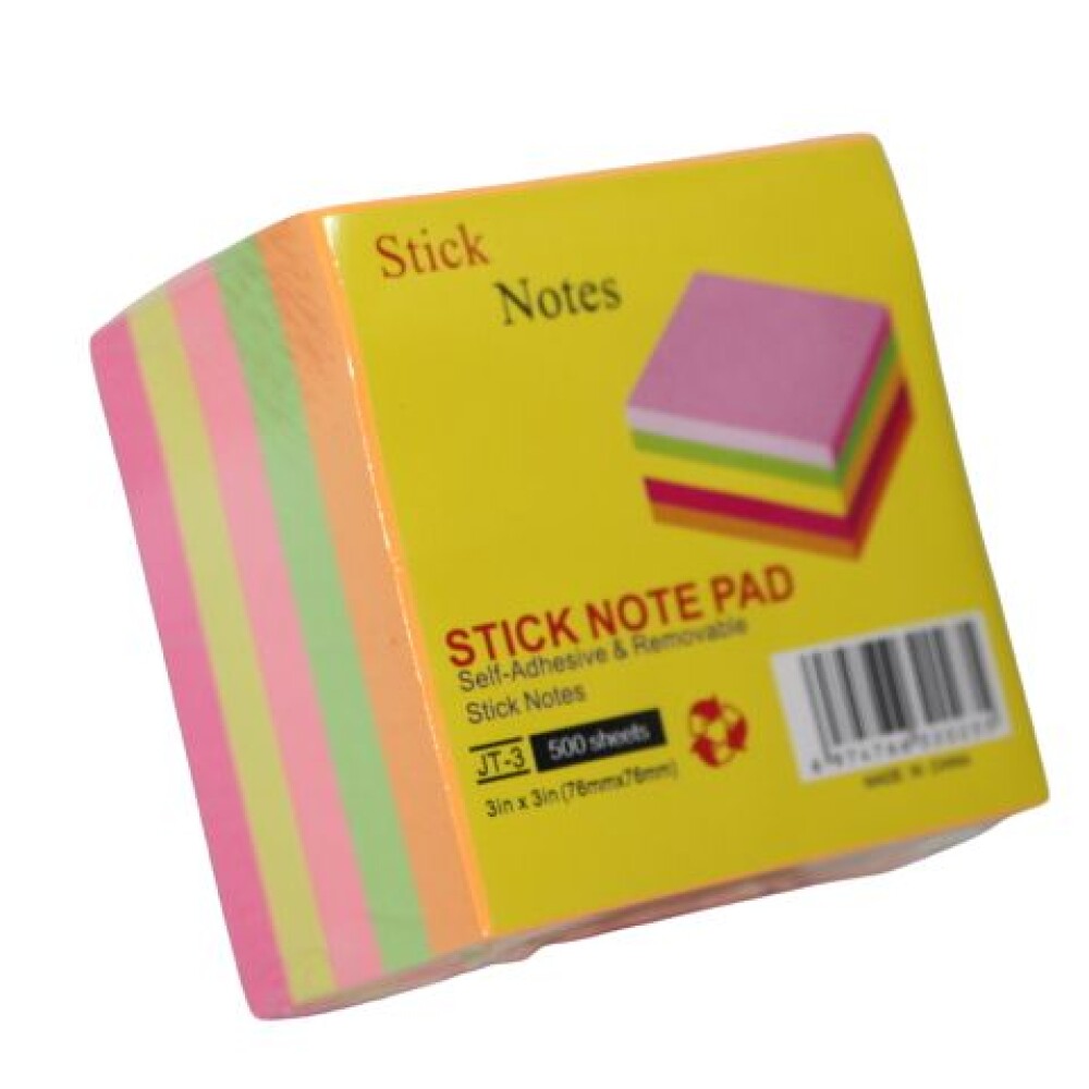 BLOCK ADHESIVO 75X75 X 500 HOJAS BLOCK ADHESIVO 75X75 X 500 HOJAS