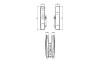 TENON Cerradura A9x BLACK c/Facial Tenon Cerradura A9x Black C/facial