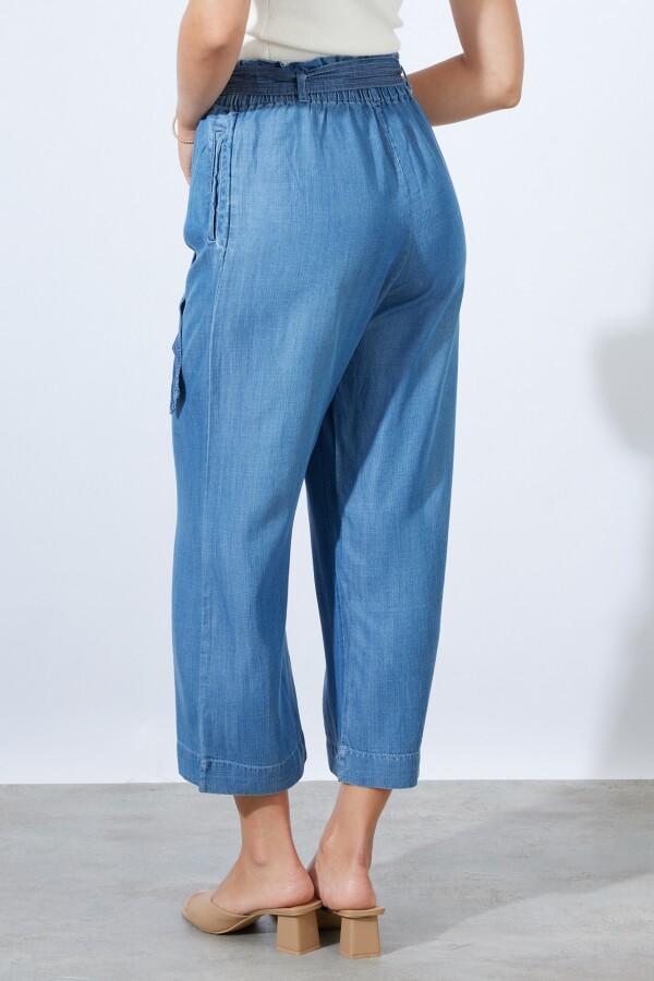 Pantalon Tencel JEAN OSCURO