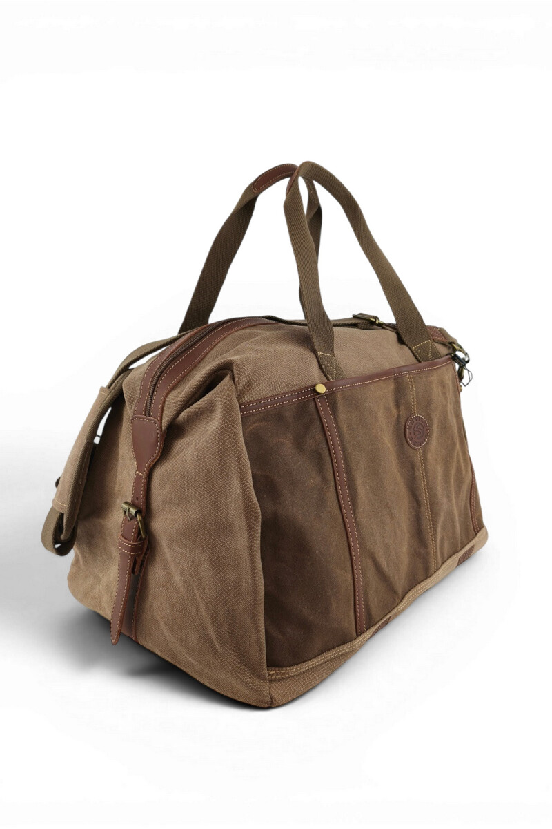 Bolso de viaje y deporte Marrón