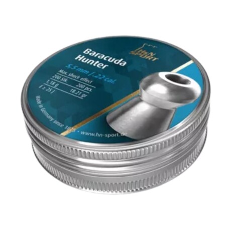 Balin Baracuda Hunter 5.5mm 200un 18.21gr Balin Baracuda Hunter 5.5mm 200un 18.21gr
