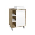 MUEBLE DE BAÑO 60 CM LEBLON SIN BACHA - BLANCO/CARTAGENA MUEBLE DE BAÑO 60 CM LEBLON SIN BACHA - BLANCO/CARTAGENA