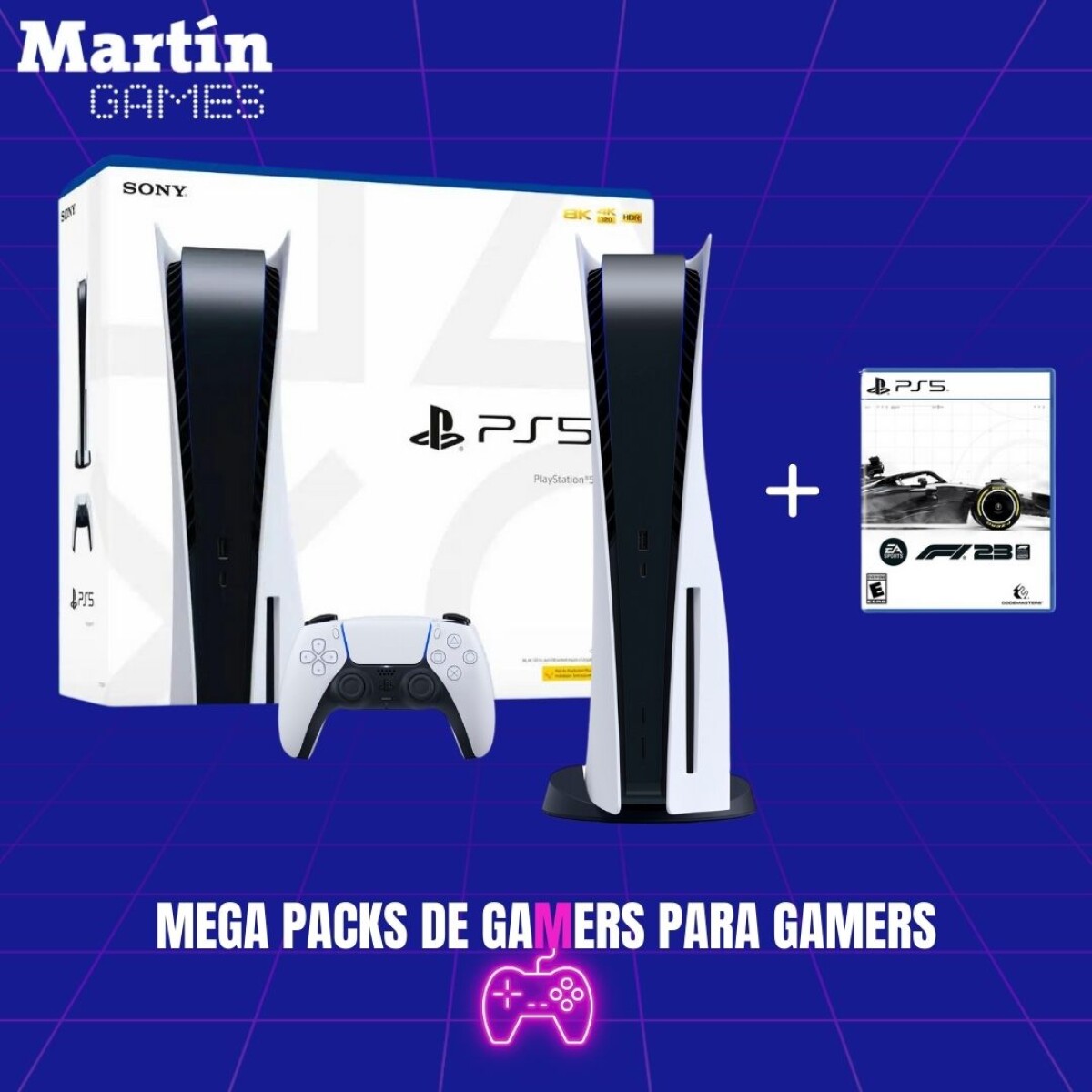 PS5 PLAYSTATION 5 SLIM 0KM CON LECTORA + FORMULA 1 2023 