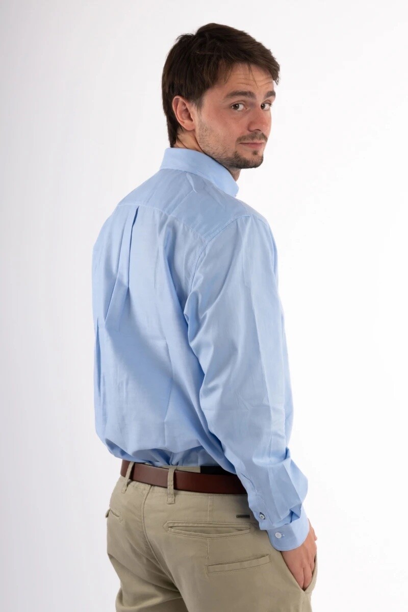 Camisa Oxford Brixton Celeste
