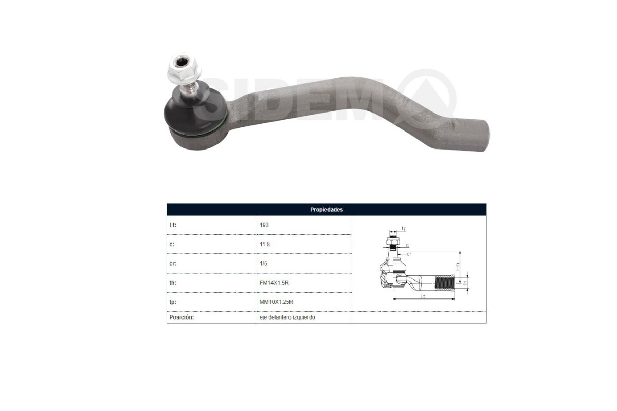Puntero Nissan Qashqai 12-25 Izq Puntero Nissan Qashqai 12-25 Izq