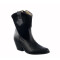 Bota de Mujer Miss Carol tejana de cuero Negro