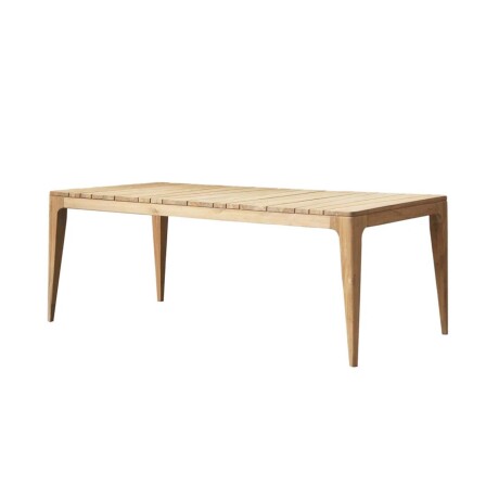 MESA COMEDOR EXTERIOR MADERA NATURAL-BEIGE ARCHIE