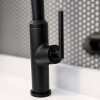 Grifería de cocina Monocomando de mesada extensible Negro Mate Grifería De Cocina Monocomando De Mesada Extensible Negro Mate