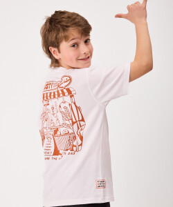 T-SHIRT SURFSIDE TEEN RUSTY Blanco