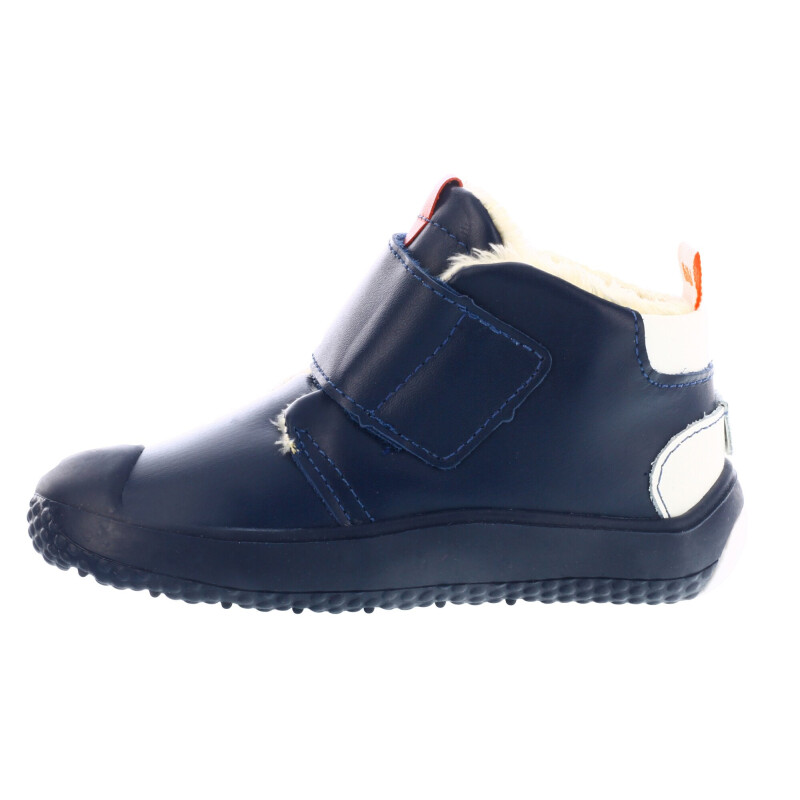 Botas Infantiles Bibi c/Velcro Corderito Azul Marino - Blanco - Rojo