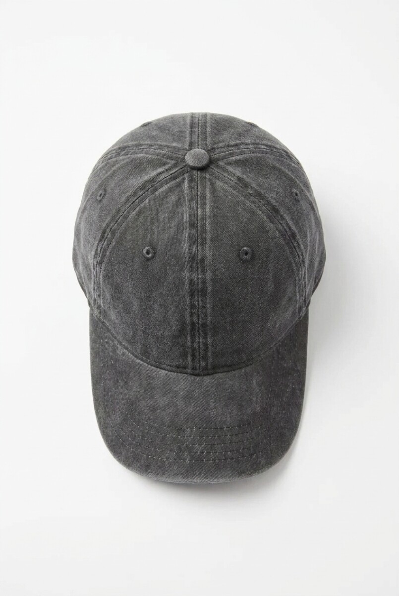 Cap washed - negro 