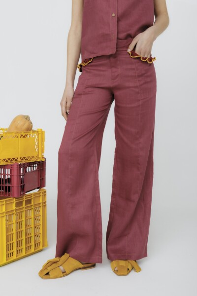 PANTALON HIGA Morado