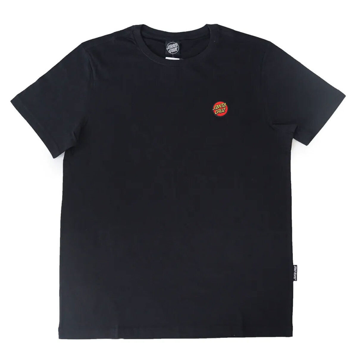 Remera Dot Chest Santa Cruz - Negro 