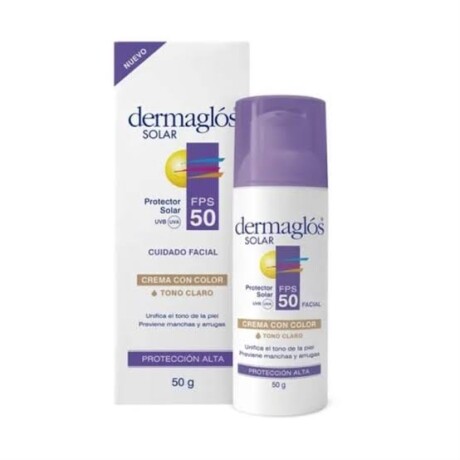 Protector Solar Dermaglos Fps50 Crema Tono Medio 50 Grs. Protector Solar Dermaglos Fps50 Crema Tono Medio 50 Grs.