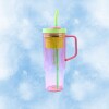 Thermo Plástico Extra Grande 1200ml - Rosa Thermo Plástico Extra Grande 1200ml - Rosa