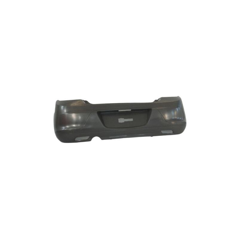 PARAGOLPE TRASERO NEGRO LISO SIN AGUJERO INFERIOR Paragolpe Trasero Negro Liso Sin Agujero Inferior