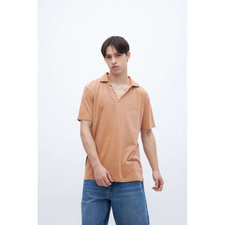Remera polo Dax Camel