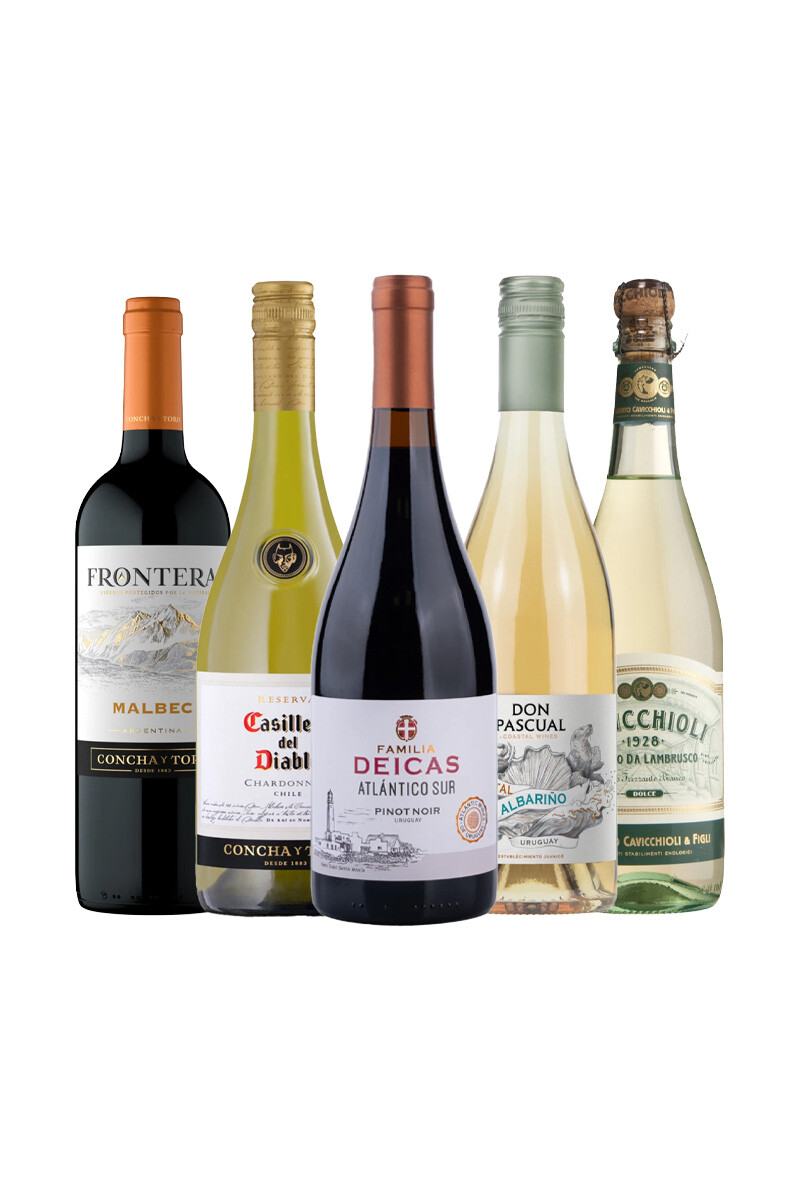 Pack Bacán Selección Wine Syles Collection x5 vinos Fresh & Coastal 
