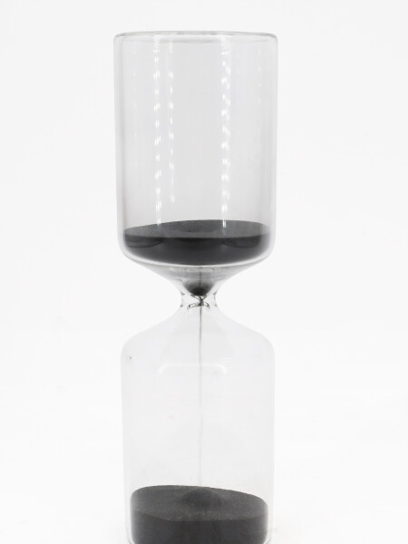 RELOJ DE ARENA 15 MINUTOS NEGRO