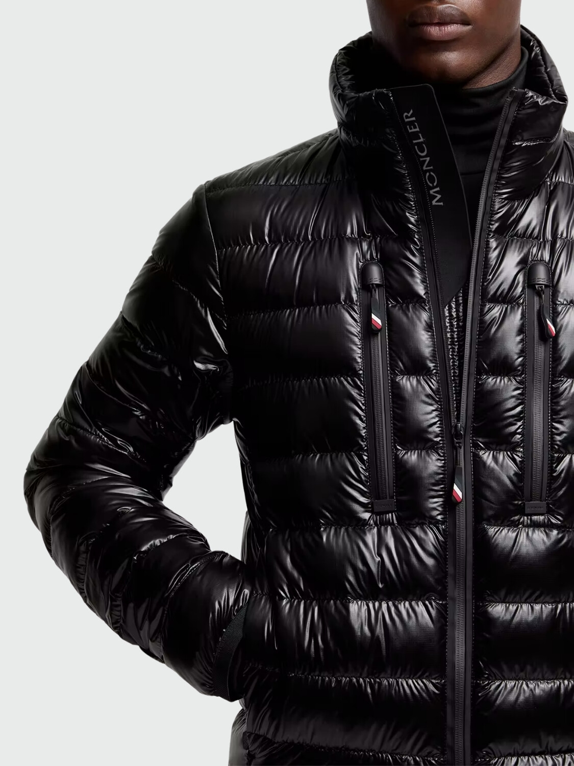 MONCLER - Campera de esquí Hers Negro