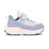 Austral Calzado Deportivo Niño C/Velcro y Cordon Elastico/Suela Rayo / Gris-Rosado Gris-Rosado
