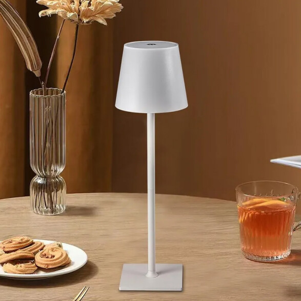 Lámpara de mesa LED inalámbrica 5W blanco USB-C IX5001