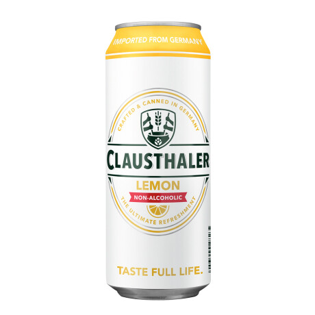 Lata de Cerveza Clausthaler sin Alcohol con Limón 500 Ml 001