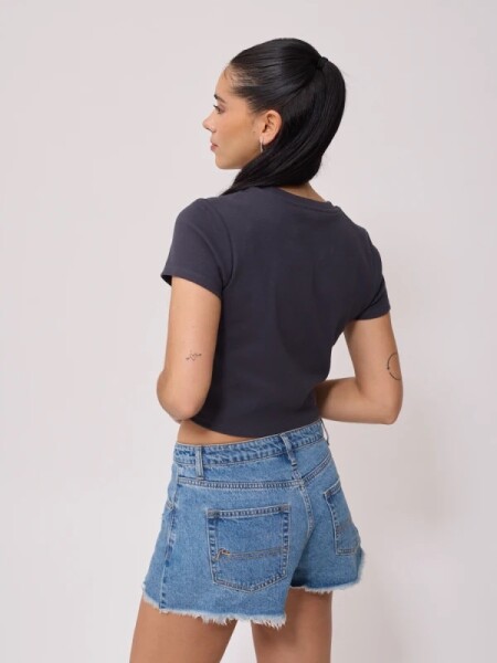 T-SHIRT RUSTY KINER GRIS