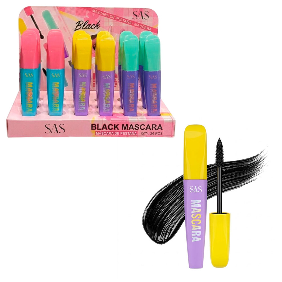 SAS Máscara de pestañas negra - Sas Máscara De Pestañas Negra 
