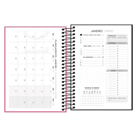 Agenda Tilibra 2026 Neon Rosada