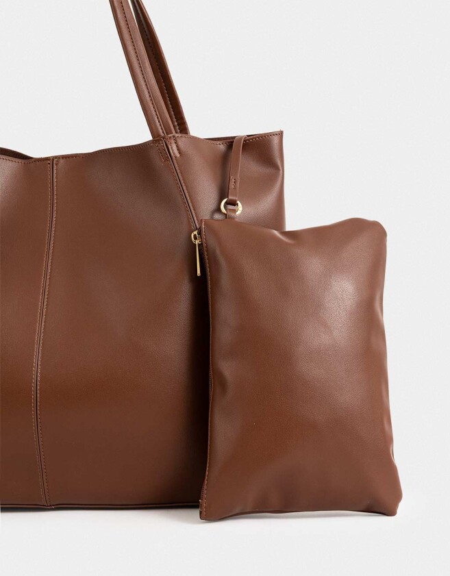 Shopper Cartera Shopper Chocolate - Marron Chocolate