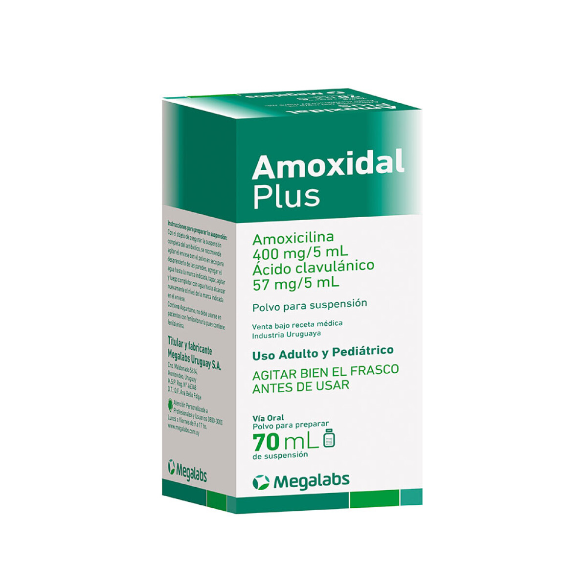 Amoxidal duo suspension 70ml 