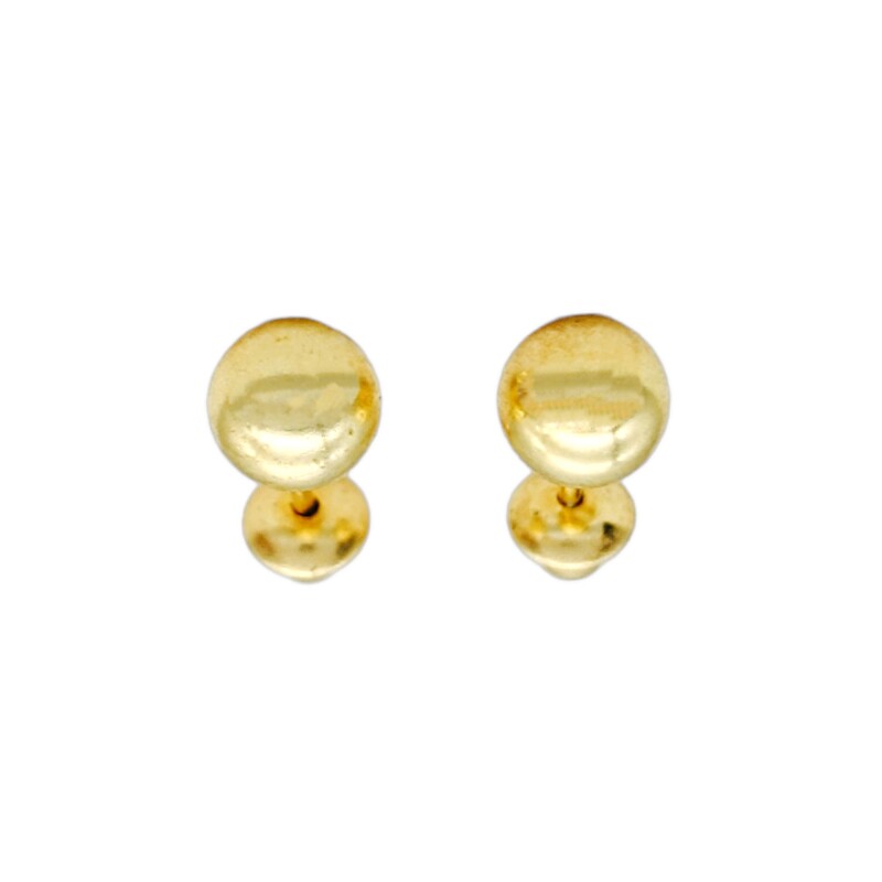 Abridores Bolita-Oro 18k-Sin piedra-AB9516 sinpiedra