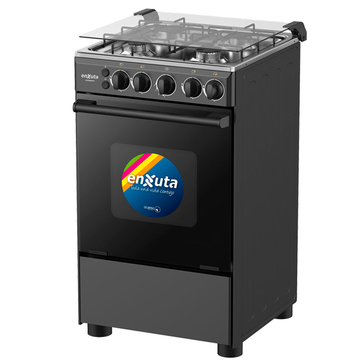 Cocina A Gas Enxuta Cenx9504 - NEGRO 