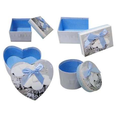 SET 4 CAJAS DE REGALO DIF FORMAS 12599 SET Q60 SET 4 CAJAS DE REGALO DIF FORMAS 12599 SET Q60