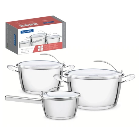 Batería de Cocina Tramontina Ventura 3 Piezas 65360/164 001