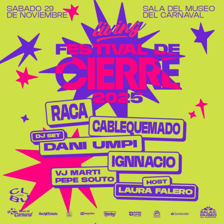 LIVING FESTIVAL DE CIERRE 2025 GENERAL +18