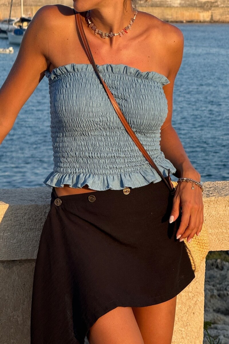 Falda Regulable Lino Black