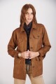 CHAQUETA FOUR SUEDE CARAMELO