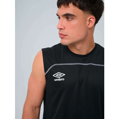 Remera Sin Manga Balance de Hombre Negro