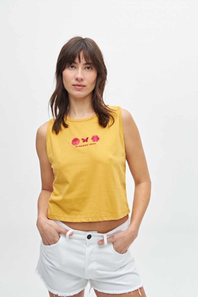 Musculosa Ucora - Mostaza 