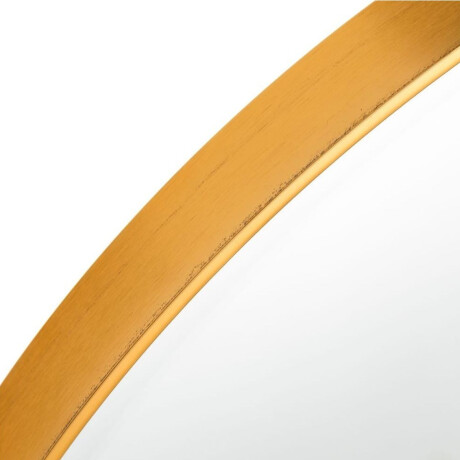 Espejo Redondo con borde dorado Dorado